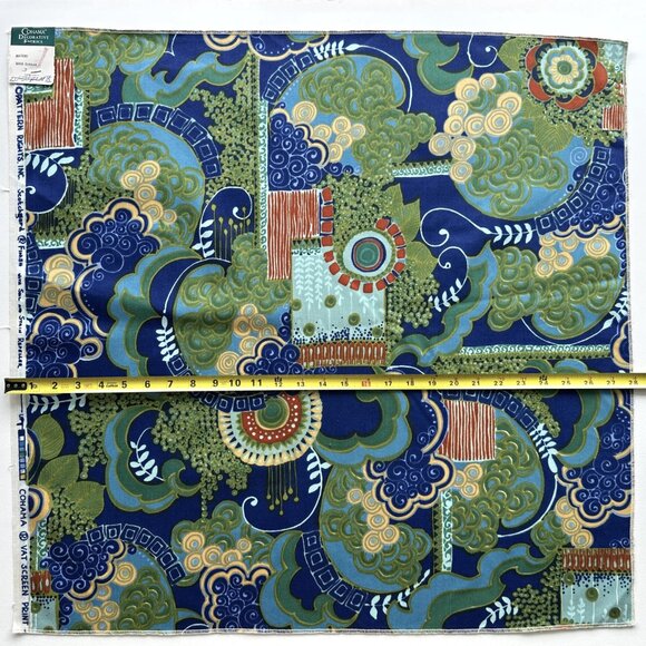 Rare Vintage 60s Cohama Upholstery Fabric in Maxime Pattern - Picture 8 of 9